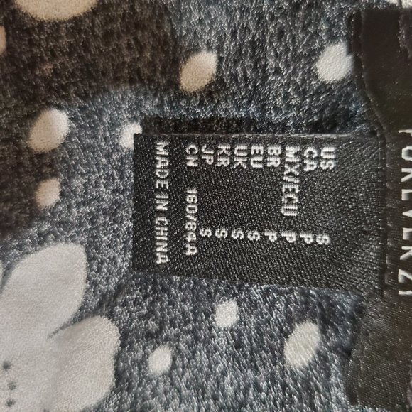 Forever 21 Polka Dot Daisy Mini Dress - Picture 3 of 3